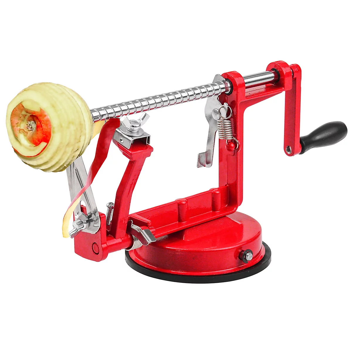 3 IN 1 APPLE PEELER SLICER CORER DICER CUTTER KITCHEN POTATO FRUIT & VEG MACHINE - Image 2