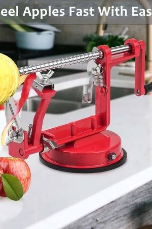 3 IN 1 APPLE PEELER SLICER CORER DICER CUTTER KITCHEN POTATO FRUIT & VEG MACHINE