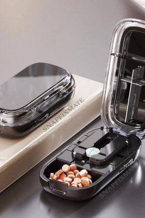 Adjustable Pill Cutter and Splitter for Multiple Pills, Designed for Small and Tiny Tablets with Precise Alignment Functionality